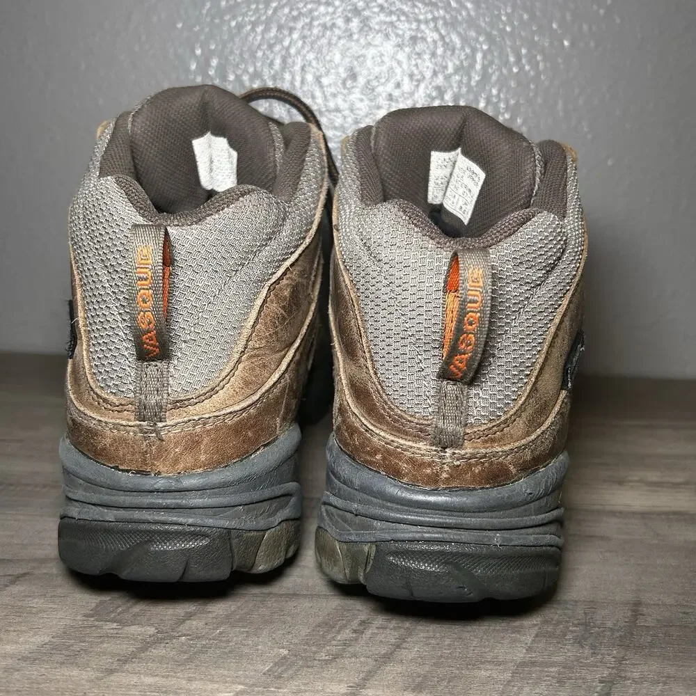 Vasque Scree 2.0 Mid Vibram Mens Size 9.5M Waterproof Hiking Boots Brown Leather